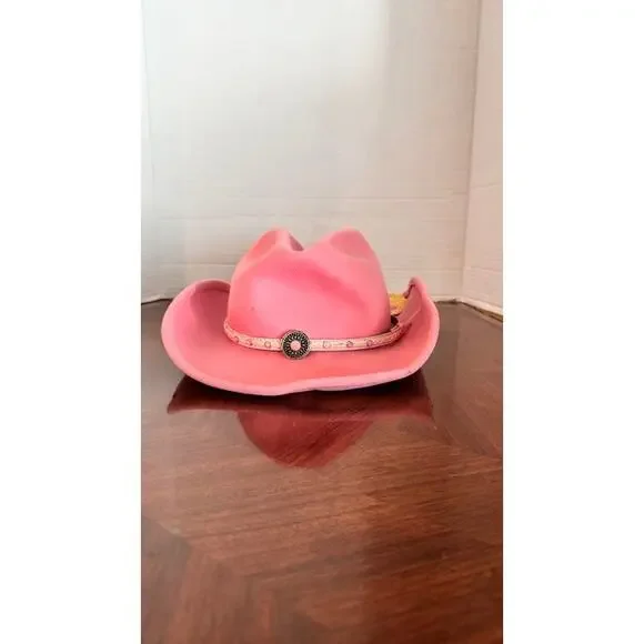 Bullhide Lil’ Pardner Pink Cowboy Hat Kids Youth NWT - Picture 12 of 14
